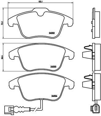 Buy Brembo P85112 – good price at EXIST.AE!