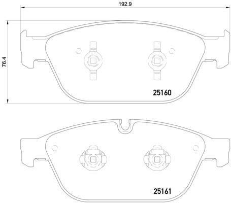 Buy Brembo P85128 – good price at EXIST.AE!