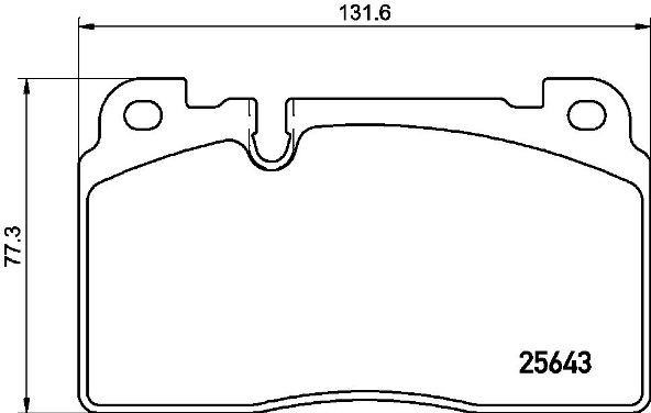 Brembo Brake pad set – price [object Object] PLN
