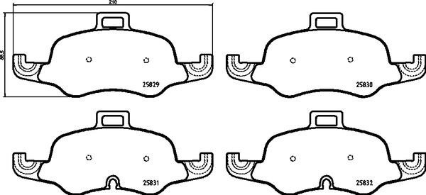Buy Brembo P85160X – good price at EXIST.AE!