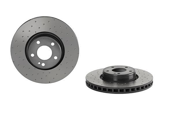 Brembo 09.D527.23 Ventilated brake disc with perforation 09D52723 09D52723 Brembo Ventilated brake disc with perforation