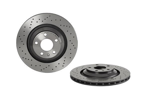 Brembo 09.8842.2X Ventilated brake disc with perforation 0988422X