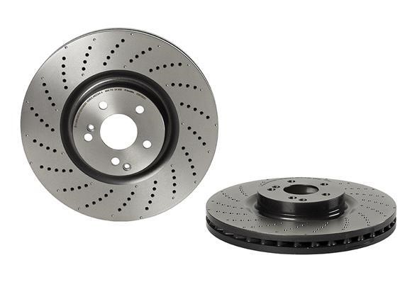 Brembo 09.B769.51 Ventilated brake disc with perforation 09B76951