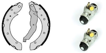 Brembo H 06 009 Brake shoes with cylinders, set H06009