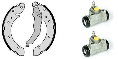 Brembo H 06 010 Brake shoes with cylinders, set H06010