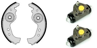 Brembo H 23 001 Brake shoes with cylinders, set H23001