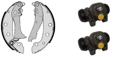 Brembo H 23 004 Brake shoes with cylinders, set H23004