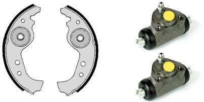 Brembo H 23 012 Brake shoes with cylinders, set H23012