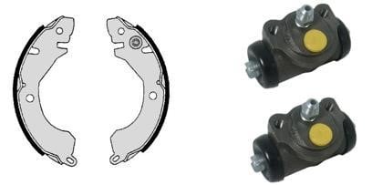 Brembo H 54 006 Brake shoes with cylinders, set H54006