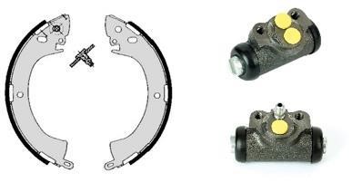 Brembo H 54 008 Brake shoes with cylinders, set H54008