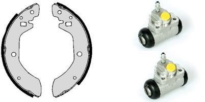 Brembo H 56 001 Brake shoes with cylinders, set H56001