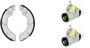 Brembo H 56 002 Brake shoes with cylinders, set H56002