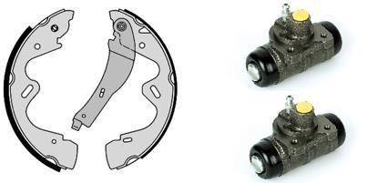 Brembo H 56 022 Brake shoes with cylinders, set H56022