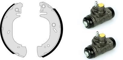 Brembo H 24 052 Brake shoes with cylinders, set H24052