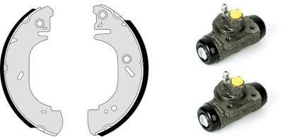 Brembo H 24 066 Brake shoes with cylinders, set H24066