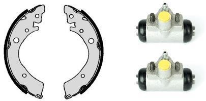 Brembo H 28 003 Brake shoes with cylinders, set H28003