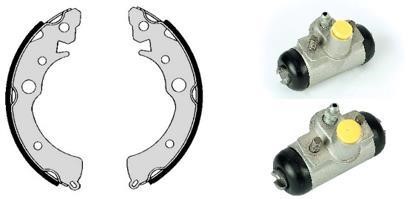 Brembo H 28 005 Brake shoes with cylinders, set H28005
