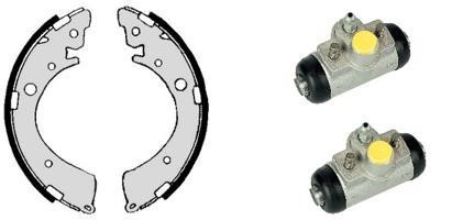 Brembo H 28 007 Brake shoes with cylinders, set H28007