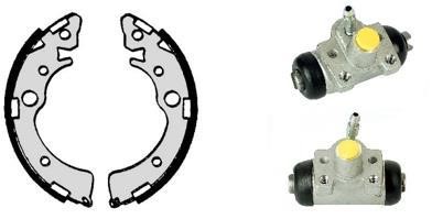 Brembo H 28 012 Brake shoes with cylinders, set H28012