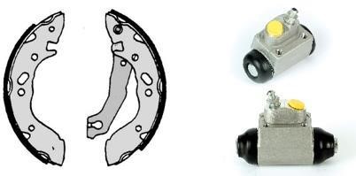 Brembo H 30 001 Brake shoes with cylinders, set H30001