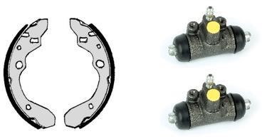 Brembo H 49 006 Brake shoes with cylinders, set H49006
