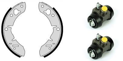 Brembo H 52 002 Brake shoes with cylinders, set H52002