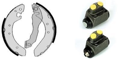Brembo H 52 003 Brake shoes with cylinders, set H52003