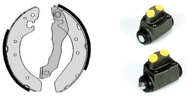 Brembo H 52 005 Brake shoes with cylinders, set H52005