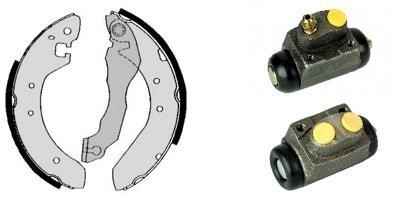 Brembo H 52 006 Brake shoes with cylinders, set H52006