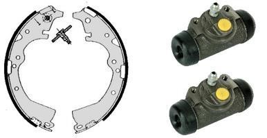 Brembo H 83 015 Brake shoes with cylinders, set H83015