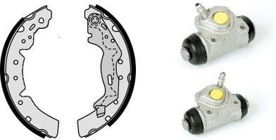 Brembo H 83 017 Brake shoes with cylinders, set H83017