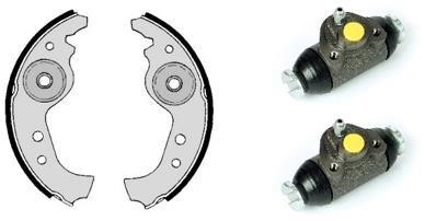 Brembo H 85 020 Brake shoes with cylinders, set H85020