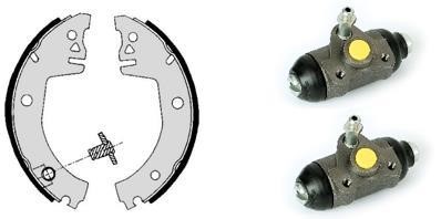 Brembo H 85 025 Brake shoes with cylinders, set H85025