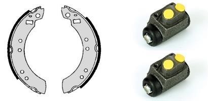 Brembo H 86 001 Brake shoes with cylinders, set H86001