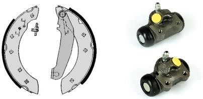 Brembo H 86 004 Brake shoes with cylinders, set H86004