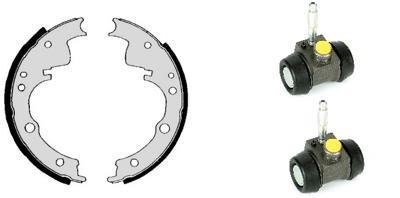 Brembo H A6 006 Brake shoes with cylinders, set HA6006