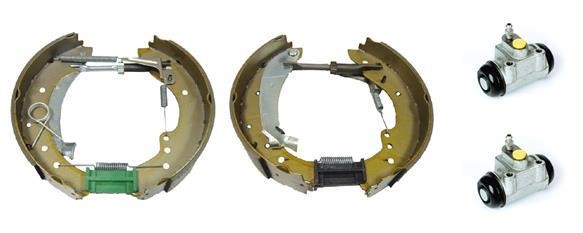 Brembo K 23 035 Brake shoes with cylinders, set K23035