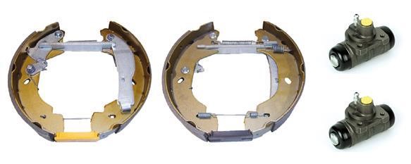 Brembo K 24 035 Brake shoes with cylinders, set K24035