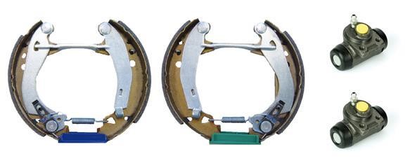 Brembo K 61 056 Brake shoes with cylinders, set K61056