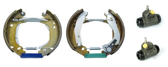 Brembo K 68 026 Brake shoes with cylinders, set K68026