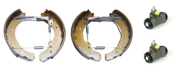 Brembo K 68 033 Brake shoes with cylinders, set K68033