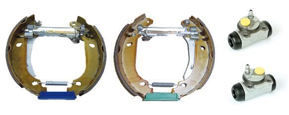 Brembo K 68 050 Brake shoes with cylinders, set K68050