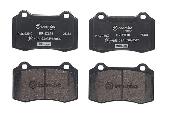 Brembo P 36 020X BREMBO XTRA disc brake pads, set P36020X