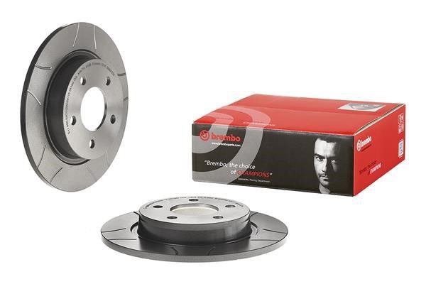 Brembo 08.9975.76 Rear brake disc, non-ventilated 08997576