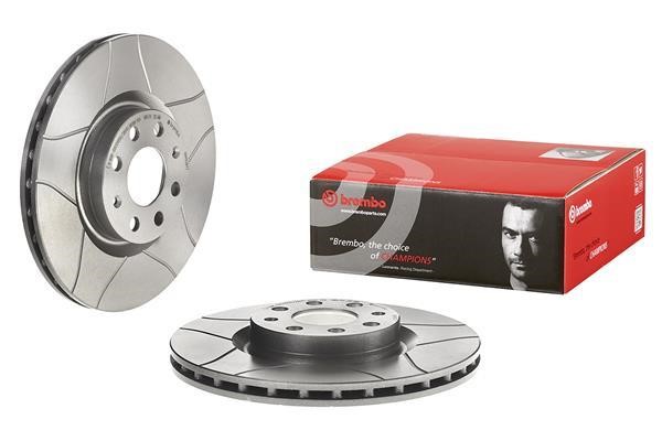Front vented brake disc Brembo 09.4939.77