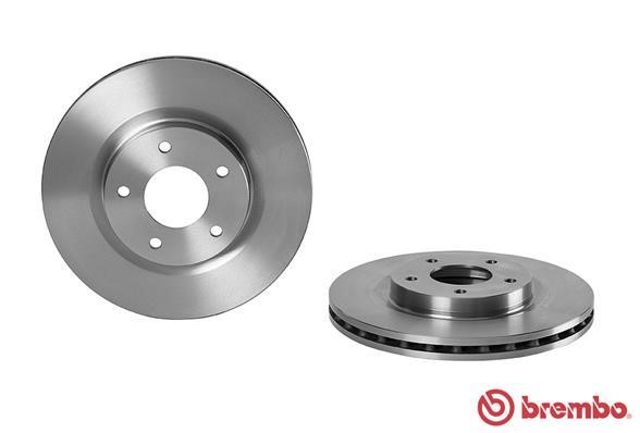 Brembo 09.A637.20 Front brake disc ventilated 09A63720
