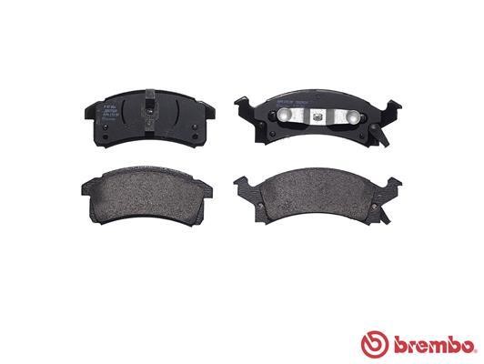Brake Pad Set, disc brake Brembo P 07 004