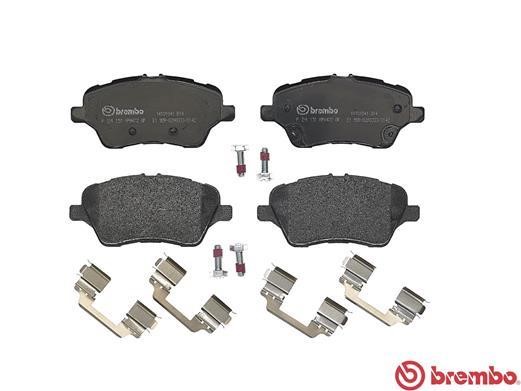 Brake Pad Set, disc brake Brembo P 24 151