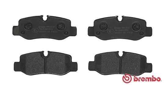 Brake pad set Brembo P 50 126