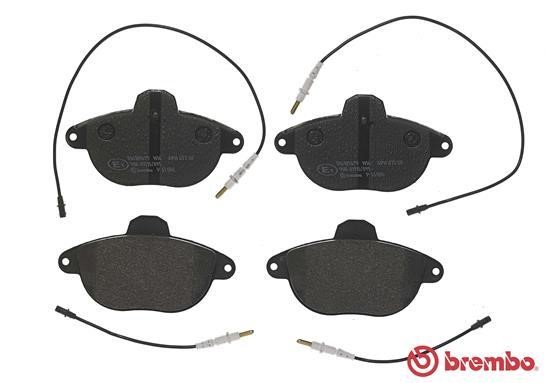 Brake Pad Set, disc brake Brembo P 61 055